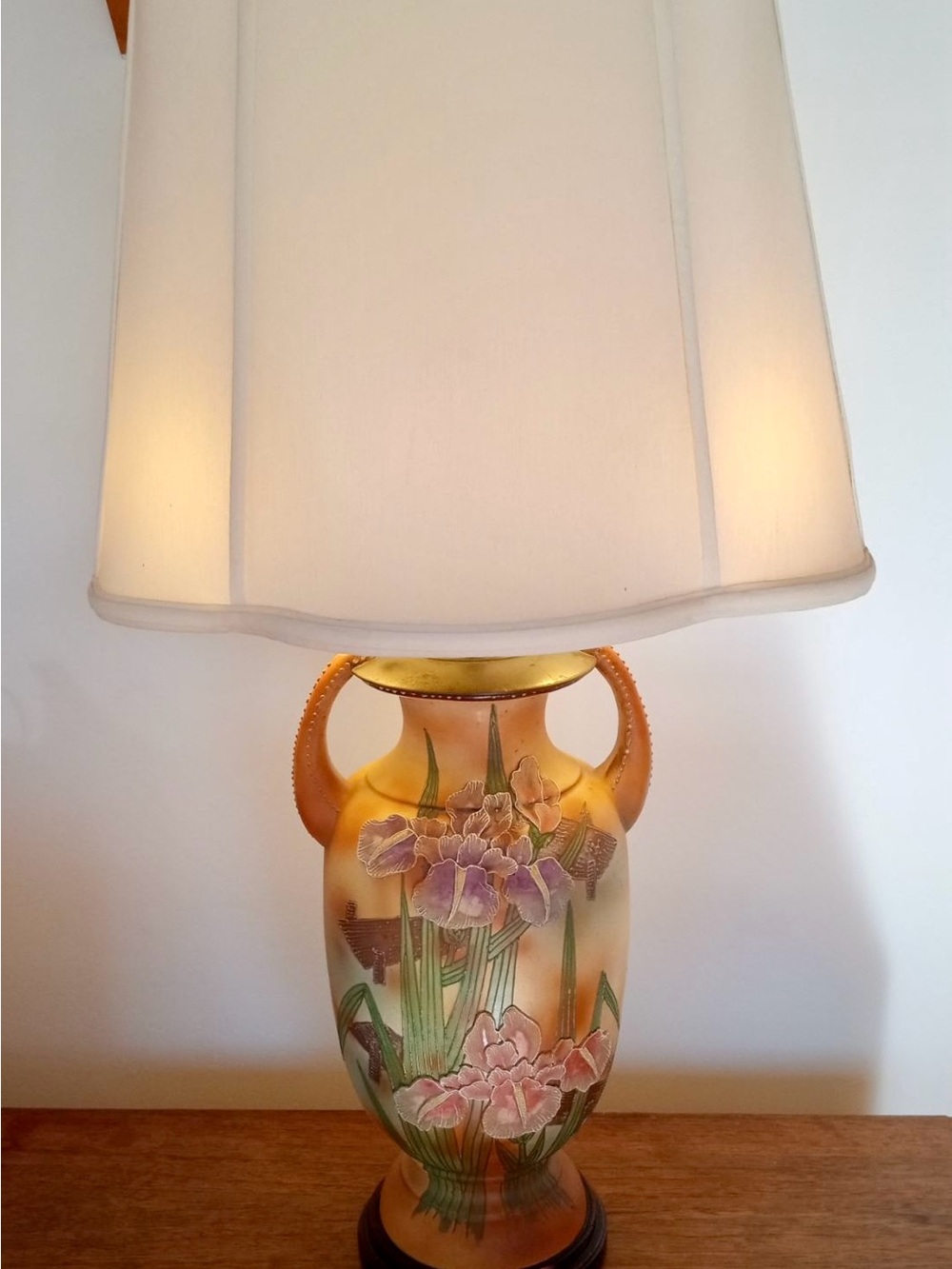 Hand-Painted Roseville Pottery 1939 Table Lamp